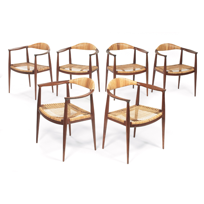 Appraisal: Hans Wegner The Chair Round chair model JH maker unknown