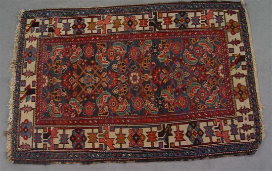 Appraisal: Antique Oriental Rug Circa Turkish rug in characteristic red blue