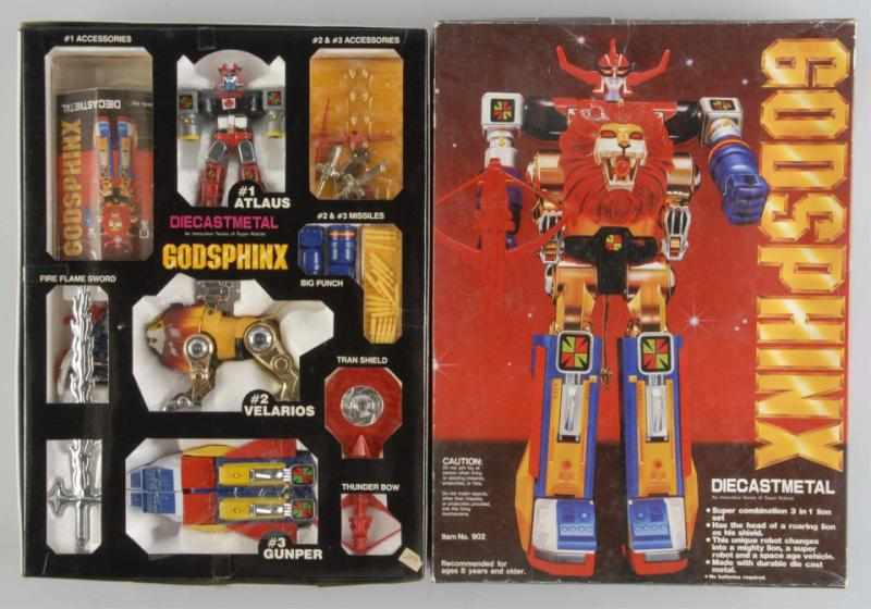 Appraisal: Diecast Godsphinx No Robot Combination Set Description Circa s Made