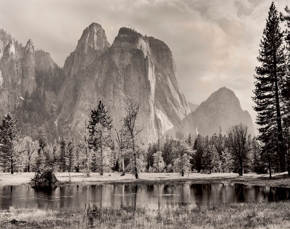 Appraisal: Ansel Adams - Cathedral Spires and Rocks Late Afternoon Yosemite