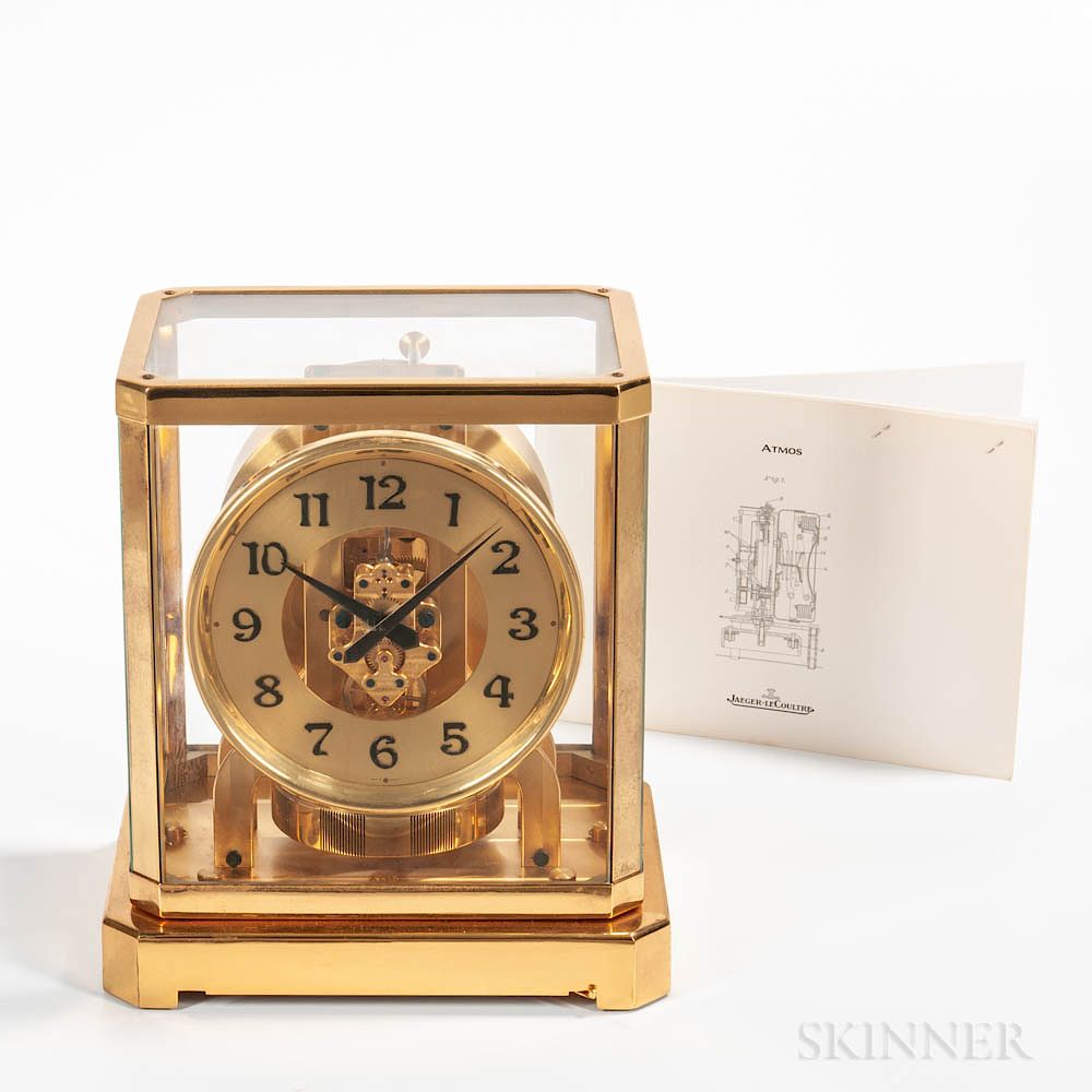 Appraisal: Jaeger-LeCoultre Co Atmos Clock Jaeger-LeCoultre Co Atmos Clock no -in