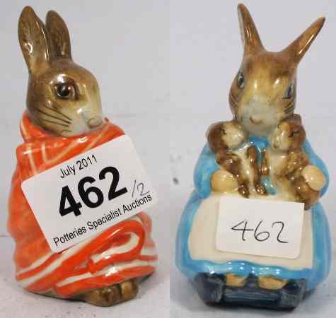 Appraisal: Beswick Beatrix Potter Figures Poorly Peter Rabbit and Mrs Rabbit