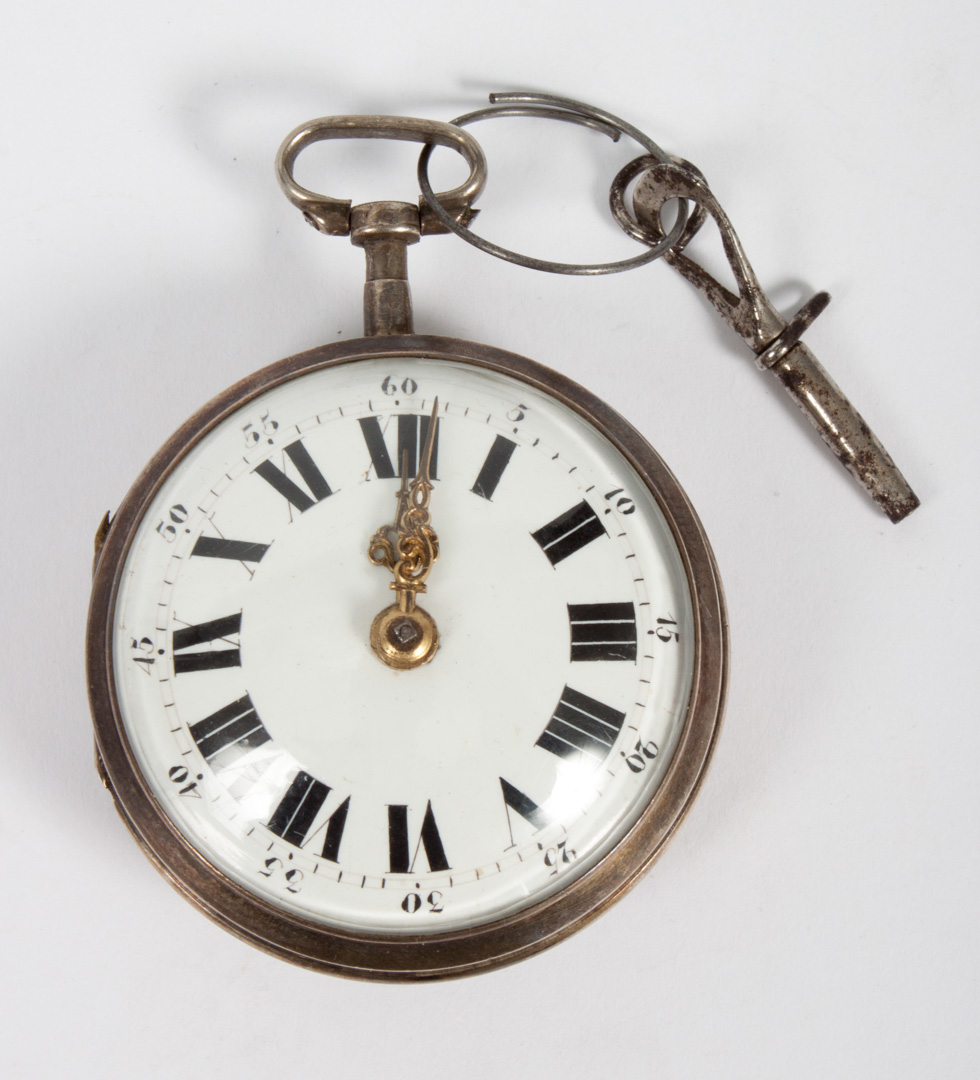 Appraisal: Continental keywind pocket watch late th century with fusee movement