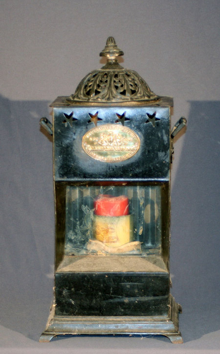 Appraisal: Rippingille's Patented Albion Lamp Company Black Painted Cast-Iron and Sheet