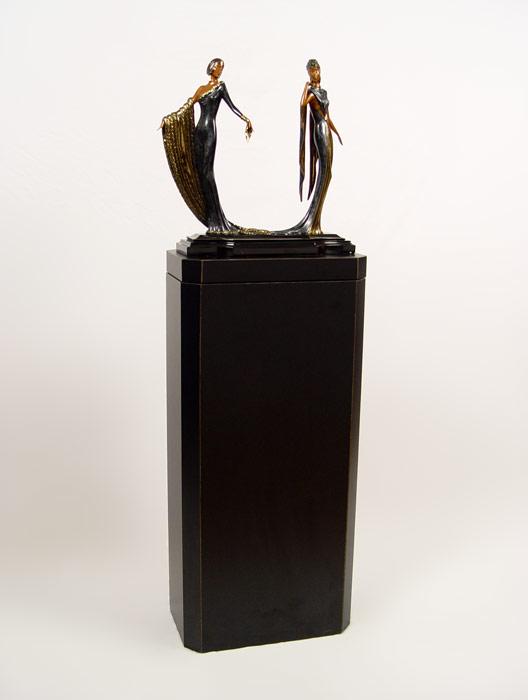 Appraisal: ERTE Russian - ''Duetto'' Bronze stamped Sevenarts Ltd London pre