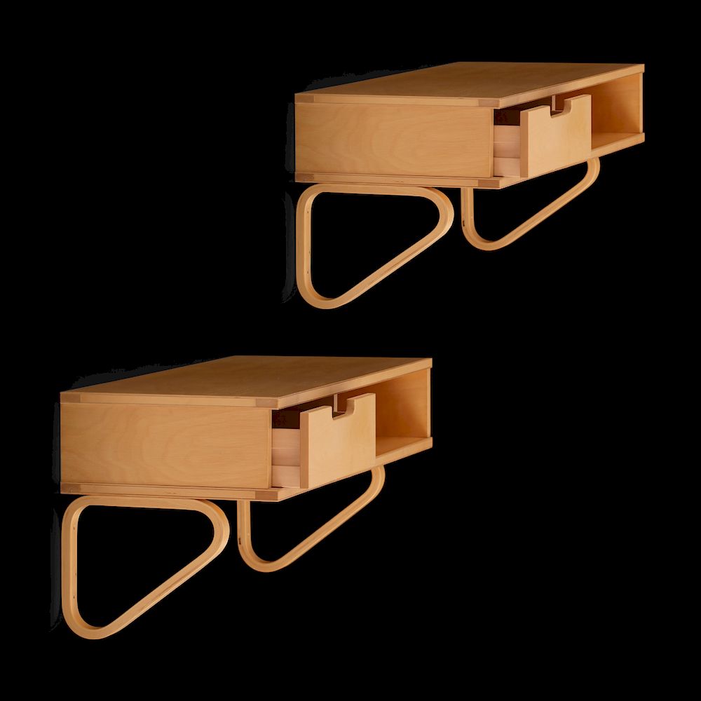 Appraisal: Alvar Aalto A pair of rare version of Alvar Aalto's