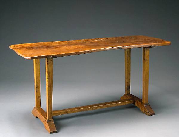 Appraisal: A Spanish Colonial narrawood refectory table last quarter th century