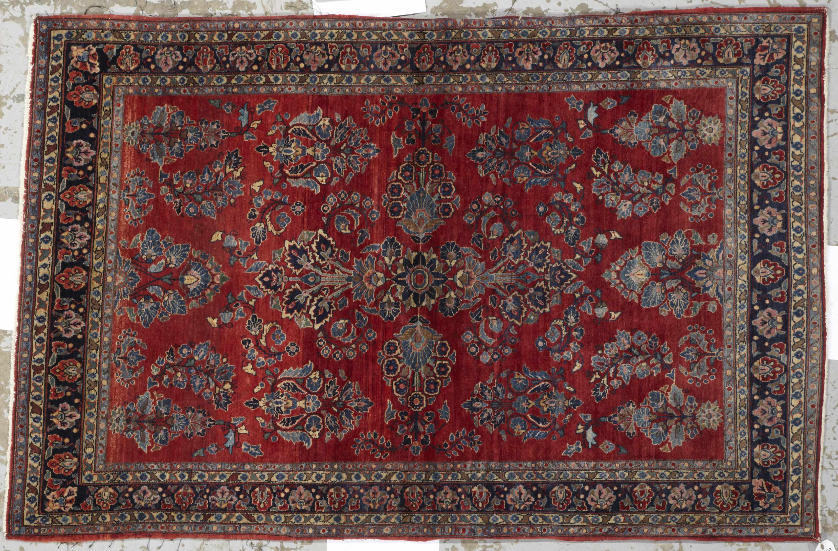 Appraisal: Sarouk carpet Central Persiacirca size approximately ft in x ft