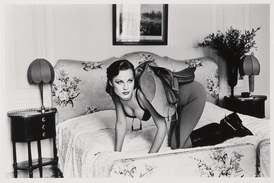 Appraisal: Helmut Newton - Saddle I Paris at the Hotel Lancaster