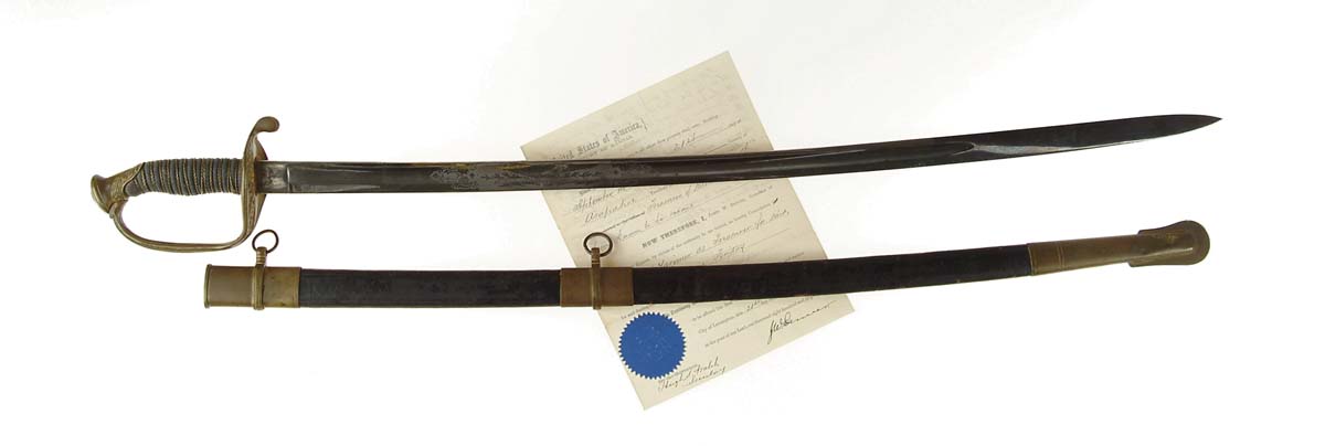 Appraisal: SWORD AND DOCUMENTS OF GENERAL WM LARIMER JR FOUNDER OF