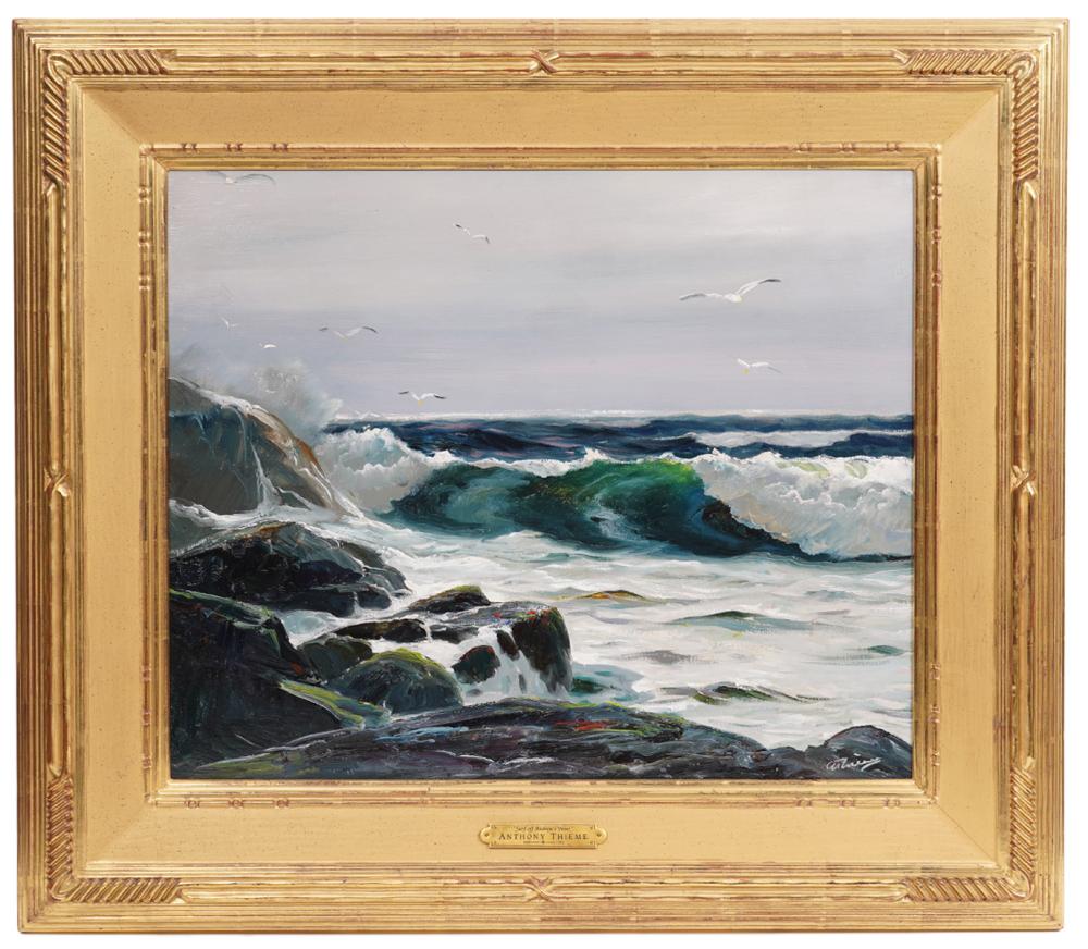 Appraisal: ANTHONY THIEME 'SURF AT ANDREW'S POINT' O CAnthony Thieme Holland