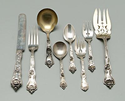 Appraisal: Reed amp Barton sterling flatware Intaglio pattern pieces quot H