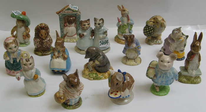 Appraisal: BESWICK AND ROYAL ALBERT BEATRIX POTTER FIGURES pieces including Tabitha