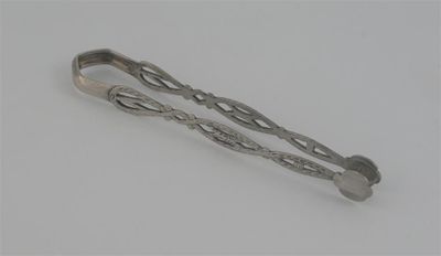 Appraisal: A pair of late th century German sugar tongs with