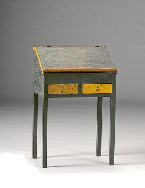 Appraisal: VERNACULAR SCHOOL MASTER'S DESK probably Canadian th century in pine