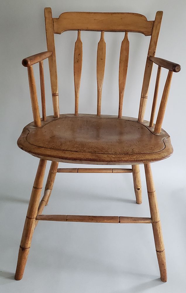 Appraisal: th Century American Arrow Back Windsor Armchair circa th Century