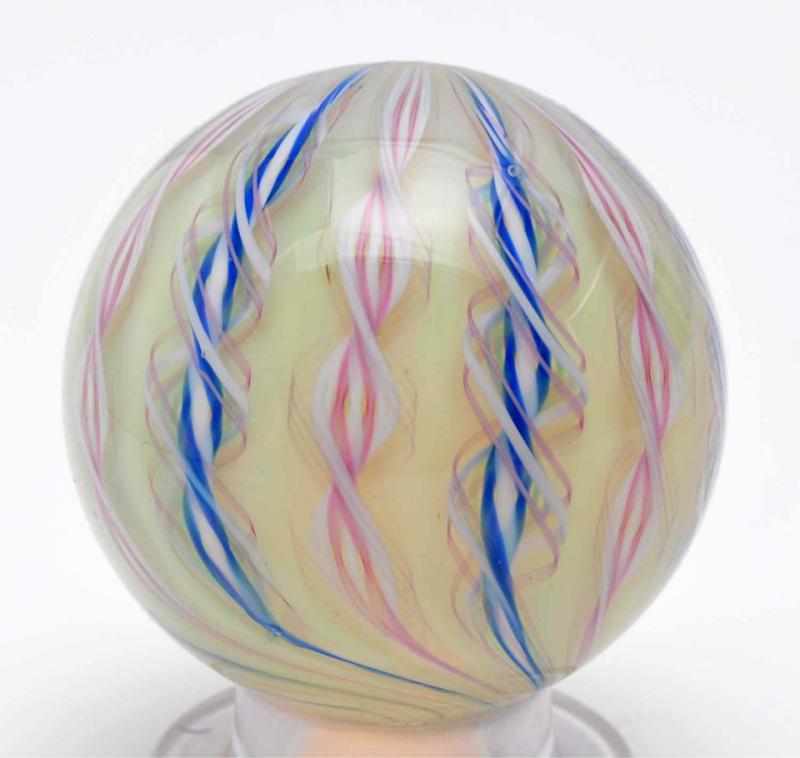 Appraisal: Mark Matthews Contemporary Marble Description cane marble in beautiful pastel