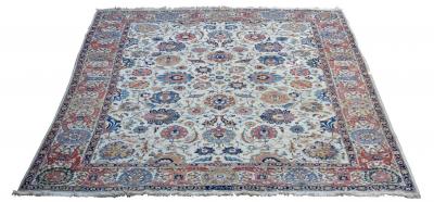 Appraisal: A Tabriz carpet Northwest Persia circa the ivory field with