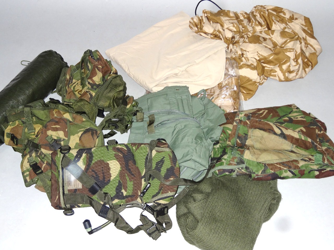 Appraisal: Various army RAF and other related uniforms part khaki trousers