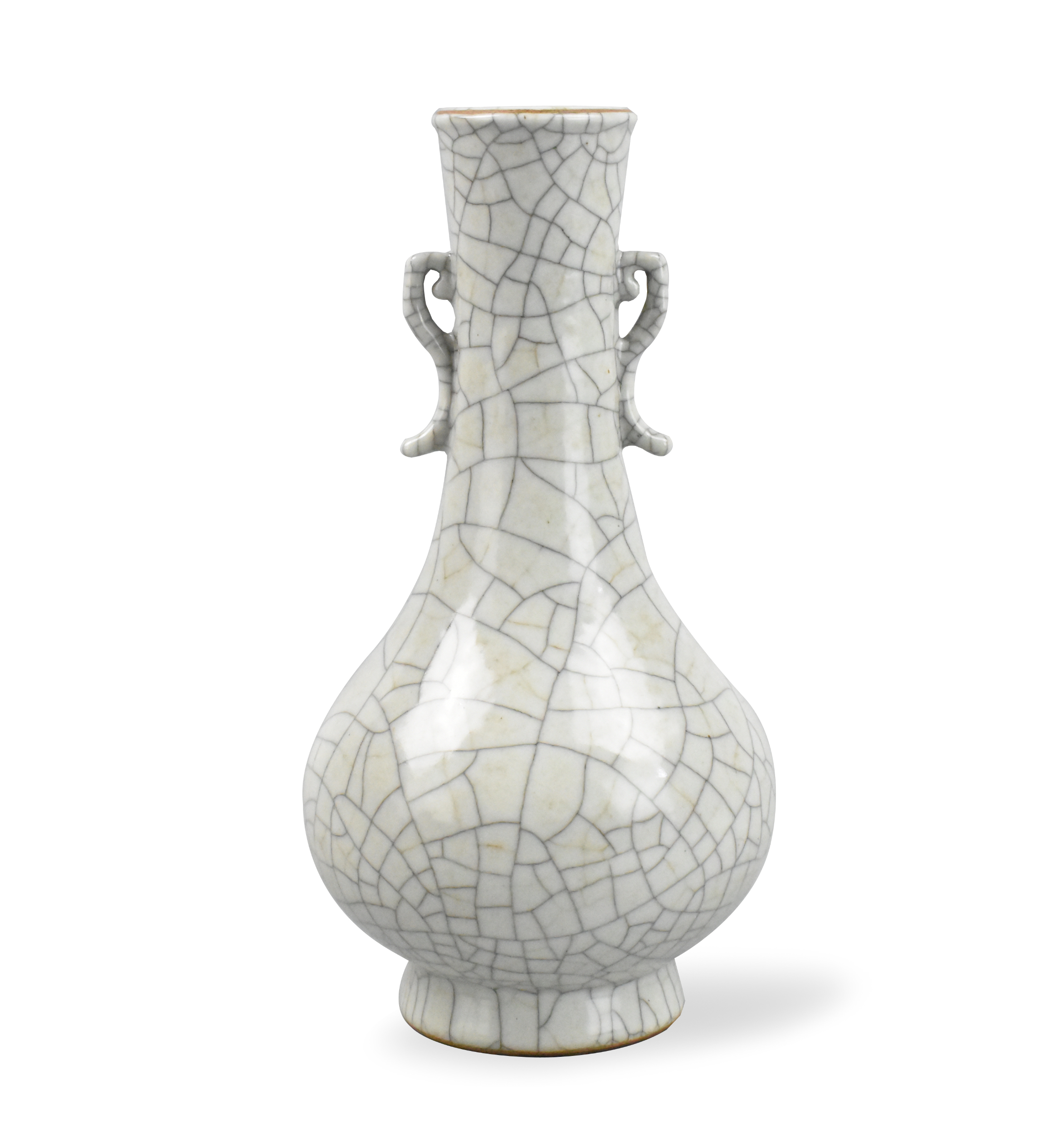 Appraisal: A Chinese Ge glazed crackle vase with Qianlong mark but