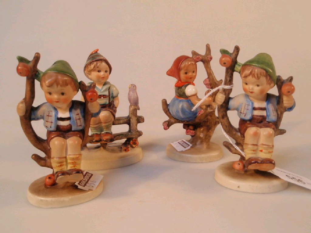 Appraisal: Four Goebel figures