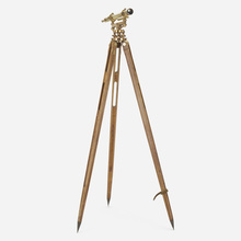 Appraisal: Warren-Knight Co TELESCOPE USAoak polished brass and bronze h w