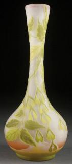 Appraisal: A GALLE FRENCH CAMEO GLASS VASE A GOOD GALLE FRENCH