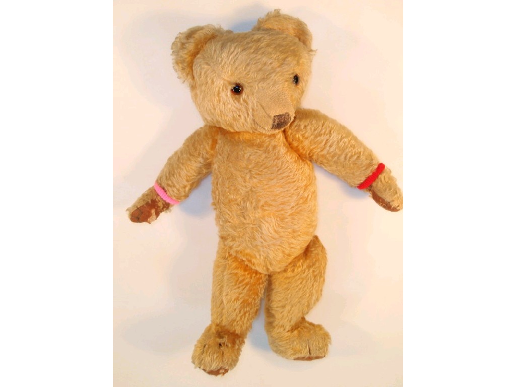 Appraisal: Merrythought Hygienic Toys label on foot golden mohair bear cm