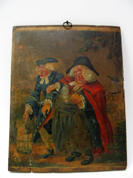 Appraisal: William Hogarth - The Vicar and Moses an enhanced print