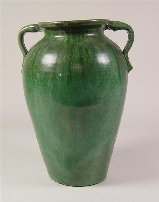 Appraisal: North Carolina Redware Vase Early to mid th Century Unmarked