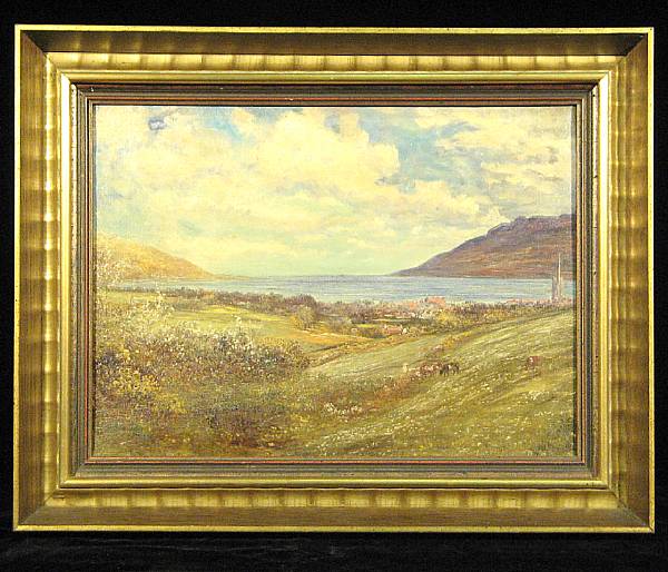 Appraisal: Francis S Walker British - A view of Carlingford Lough