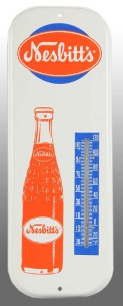 Appraisal: Tin Nesbitt's Orange Soda Thermometer Description Strong color with nice