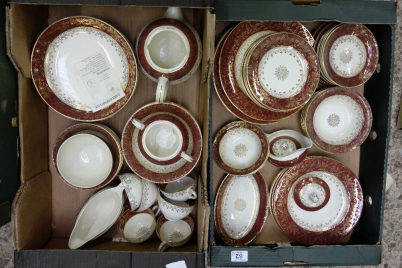 Appraisal: A collection of pottery to include J and G Meakin