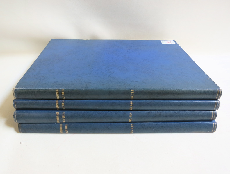 Appraisal: FOUR BOOKS OF PICTURESQUE CALIFORNIA four volumes with seven sections