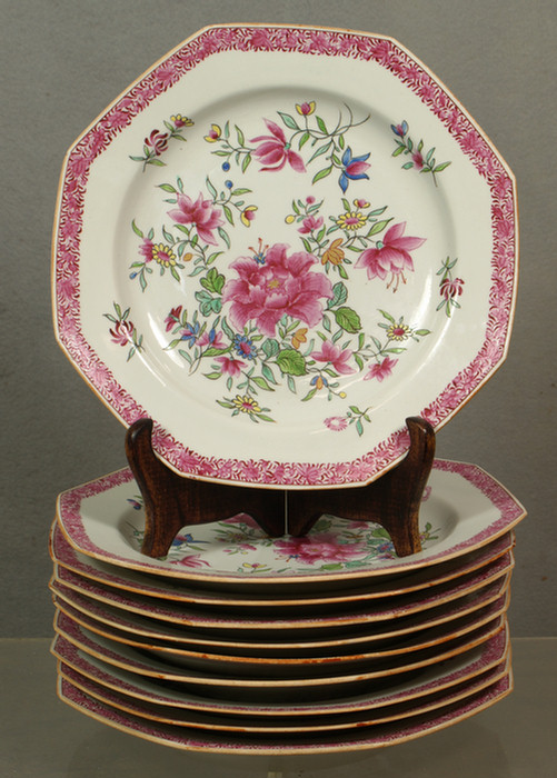 Appraisal: fine Samson plates - d th c one plate with