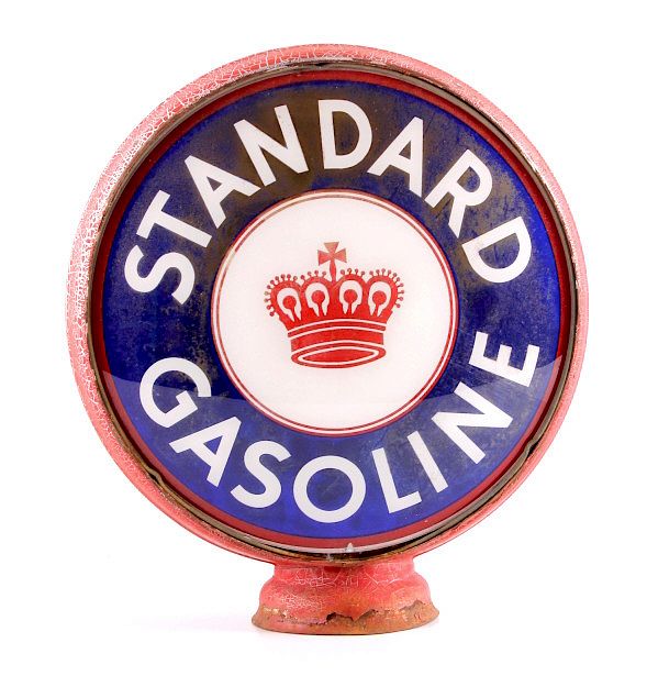 Appraisal: Standard Gasoline Pump Globe with Single Lens This is a