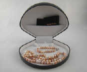 Appraisal: A boxed set of freshwater pearls including a necklace and