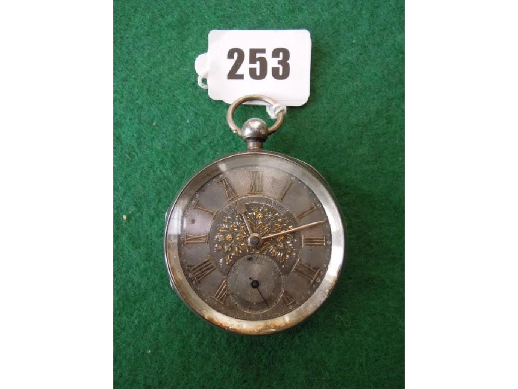 Appraisal: A Victorian silver cased lever pocket watch by Waller Wells