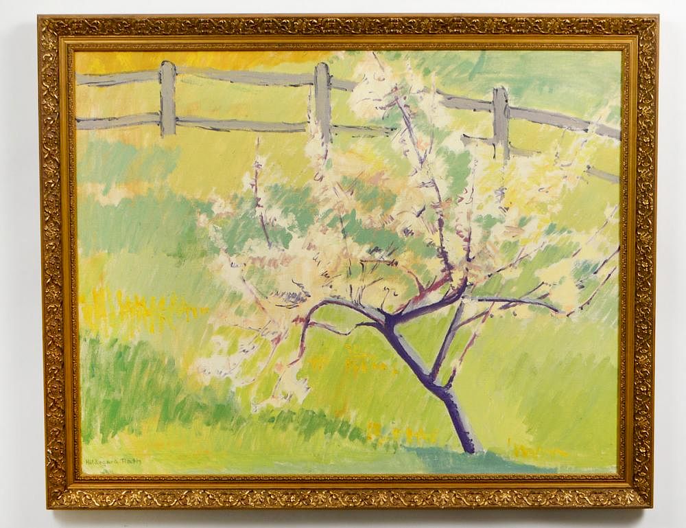 Appraisal: HILDEGARD RATH American German - Blossoming Tree Signed l l