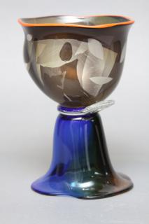 Appraisal: Ann Wolff Swedish b - Untitled Blown glass Signed Ann