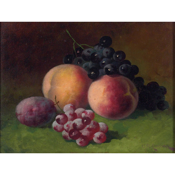 Appraisal: Carducius Plantagenet Ream American - Fruit Still Life c oil