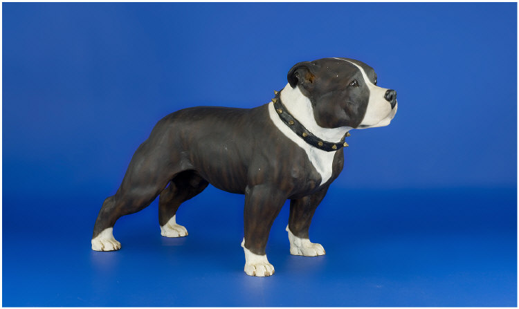 Appraisal: Staffordshire Bull Terrier Sculpture Figure Limited Edition inches in height