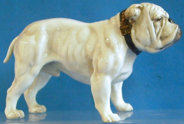 Appraisal: Royal Doulton Large White Bulldog HN