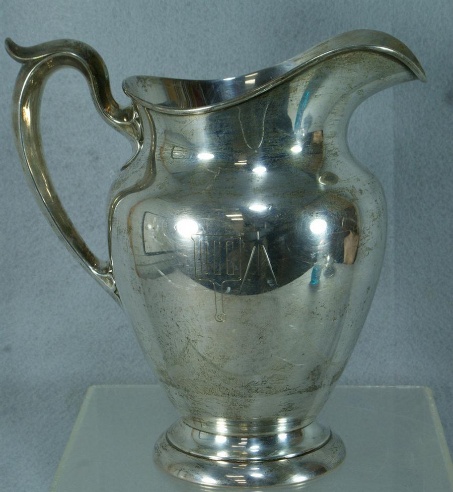 Appraisal: Gorham sterling silver water pitcher stamped high TO no mono