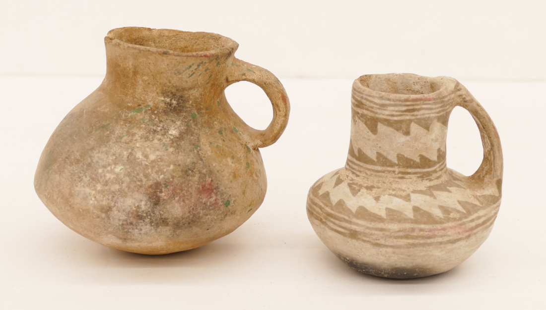 Appraisal: pc Ancient Anasazi Pottery Vessels '' and '' Tall Early