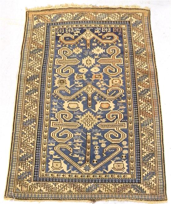 Appraisal: Antique Caucasian Shirvan ' '' x ' '' ends unravelled