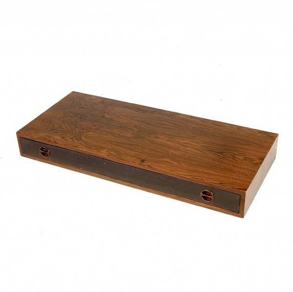 Appraisal: HARVEY PROBBER Rosewood shelf x x