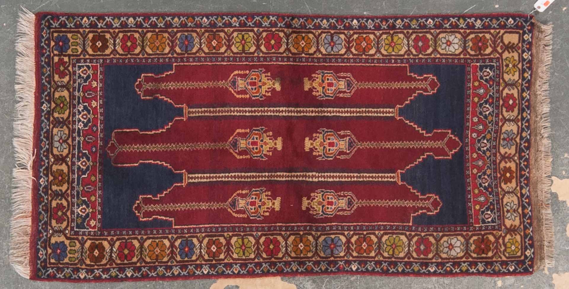 Appraisal: Turkish tribal rug approx x Turkey circa Condition Excellent condition