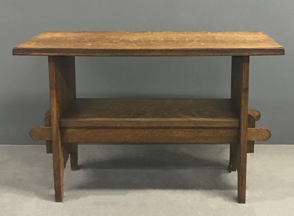 Appraisal: Arts Crafts Mission Oak Table Arts crafts mission oak table