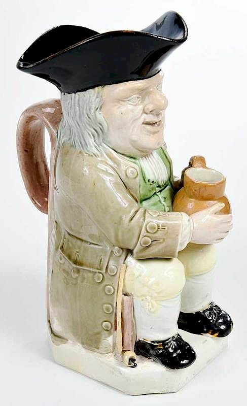 Appraisal: Early Ralph Wood Staffordshire Toby Jug British th century depicted